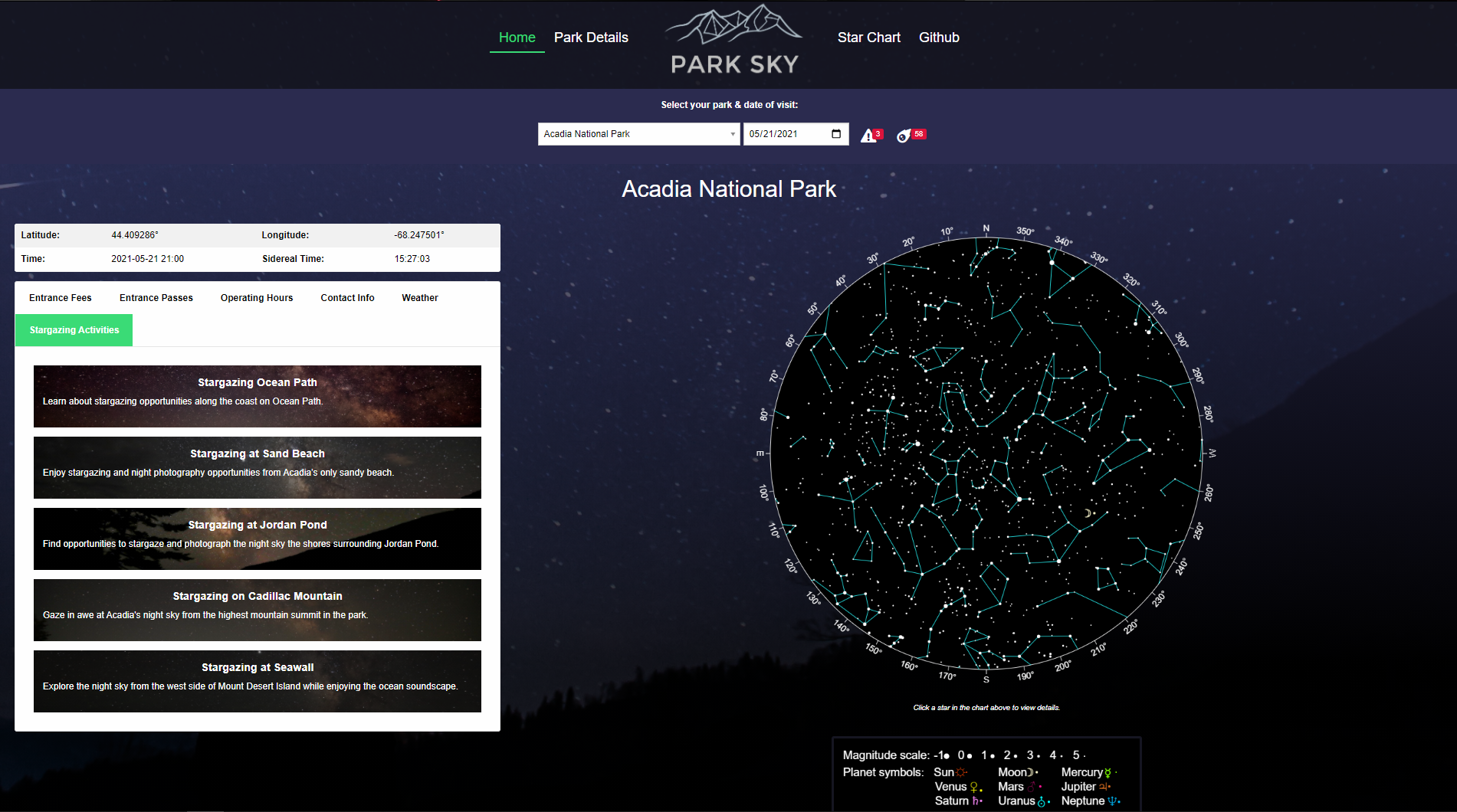 park sky screenshot